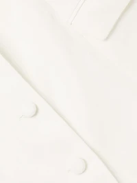 Jane Button-Front Linen Minidress