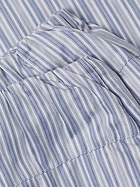 Vieu Relaxed Striped Cotton Pants