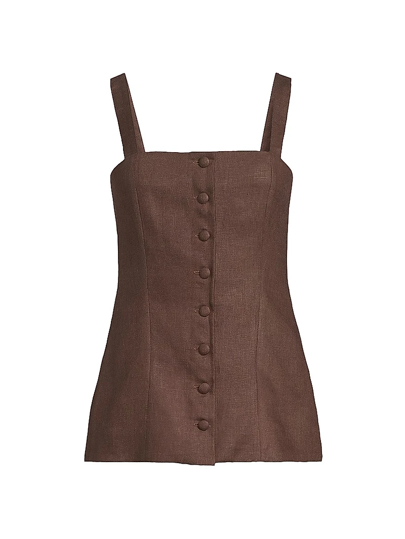 Corbiere Linen Vest