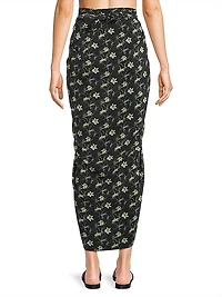 Tayga Floral Silk Pareo