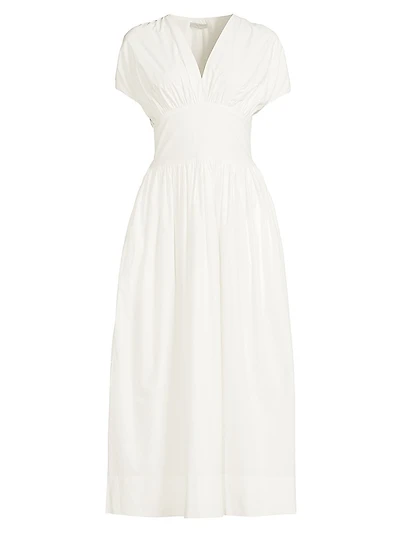 Auve Cotton Midi-Dress
