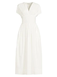 Auve Cotton Midi-Dress