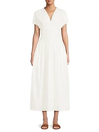 Auve Cotton Midi-Dress