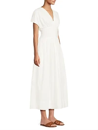 Auve Cotton Midi-Dress