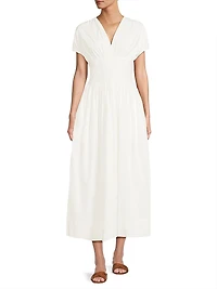 Auve Cotton Midi-Dress