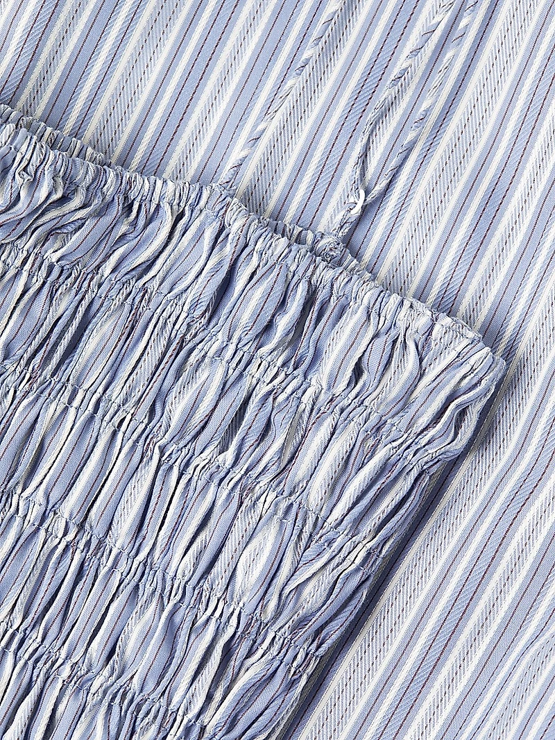 Union Striped Cotton Minidress