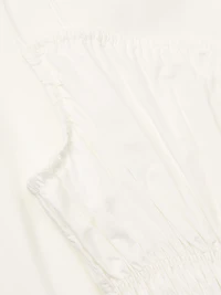 Aya Smocked Cover-Up Midi-Dress