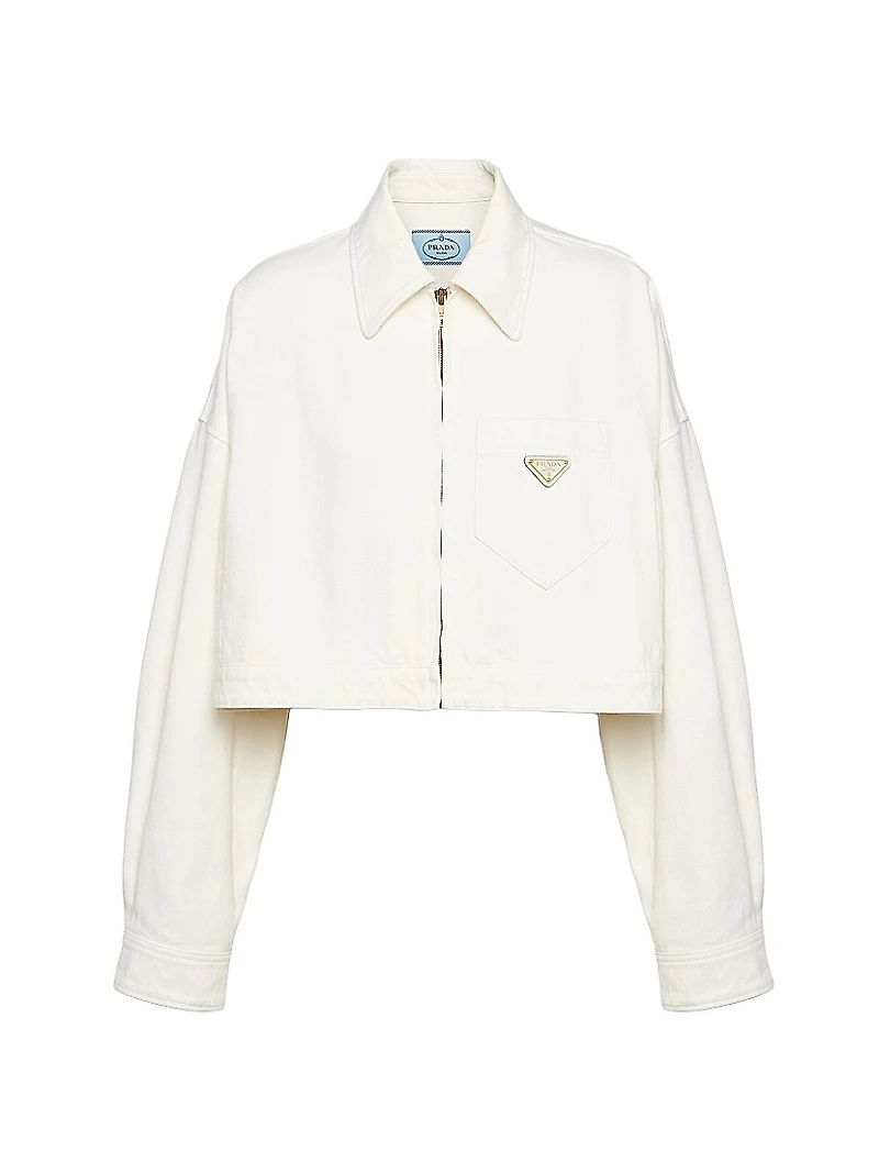 Denim Blouson Jacket