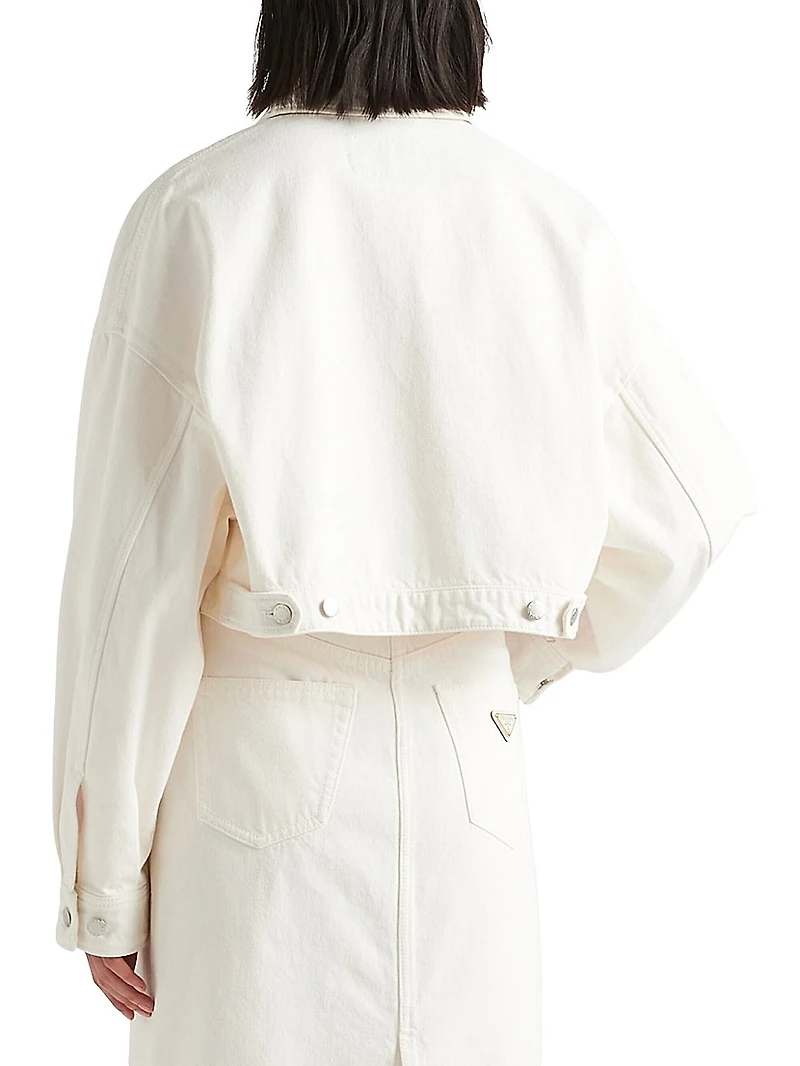 Denim Blouson Jacket