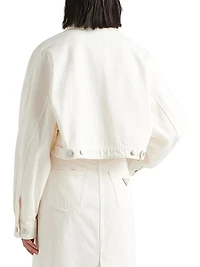 Denim Blouson Jacket