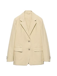 Single Breasted Old Canvas Jacket