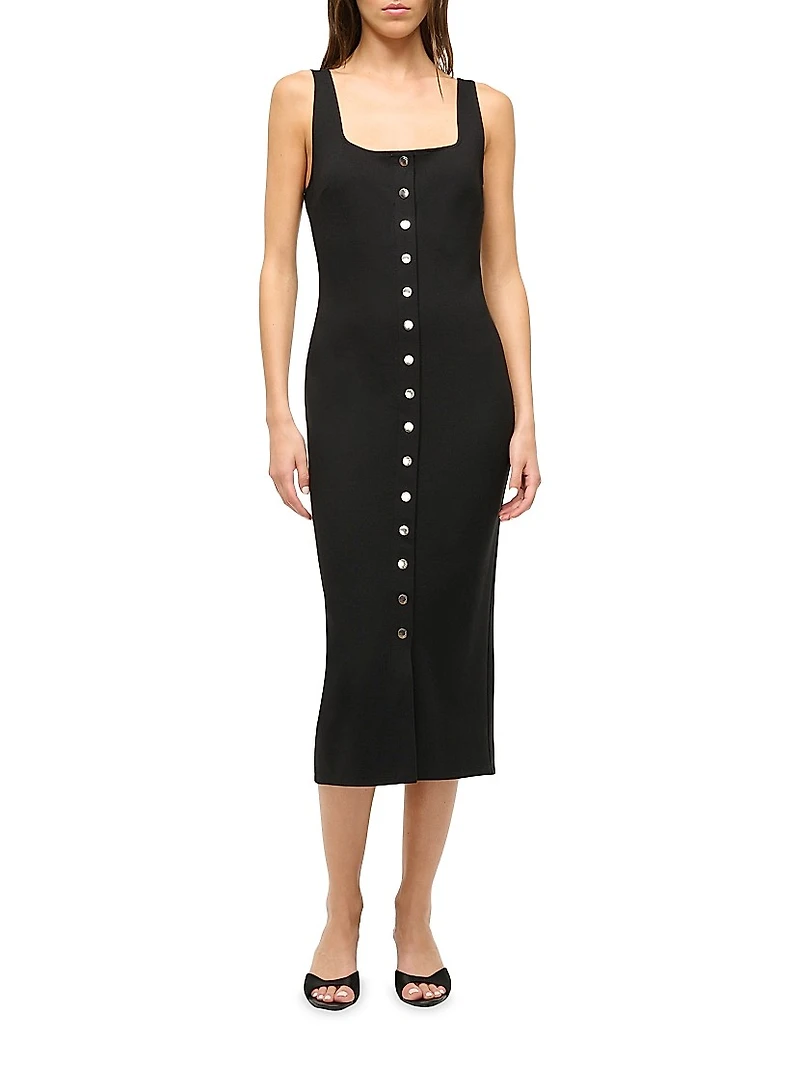 Domani Scoopneck Midi-Dress