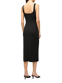 Domani Scoopneck Midi-Dress