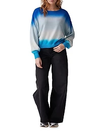 Dip Dye Balloon Cashmere Sweater