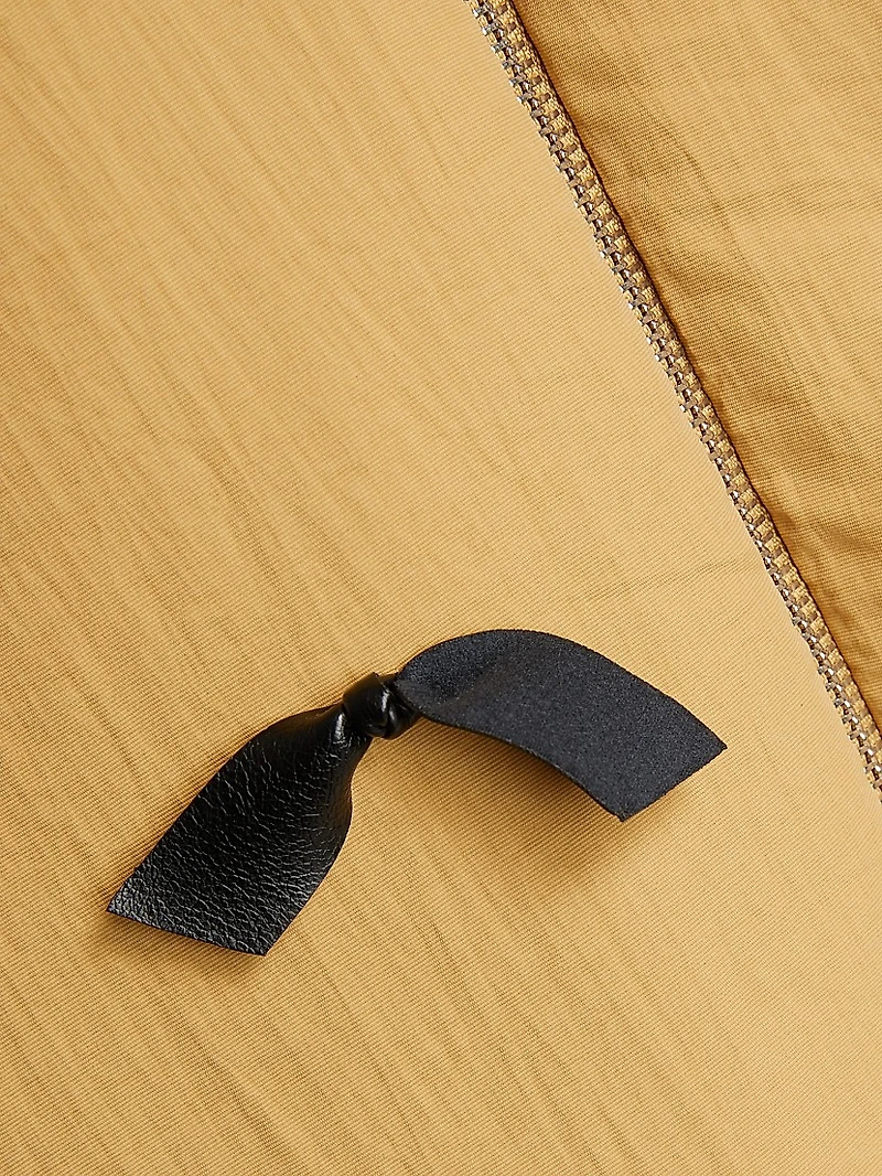 Lucienne Bow Zip-Front Jacket