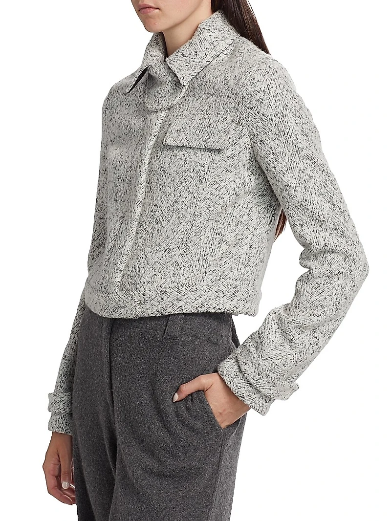 Rivers Cotton-Wool Jacquard Jacket