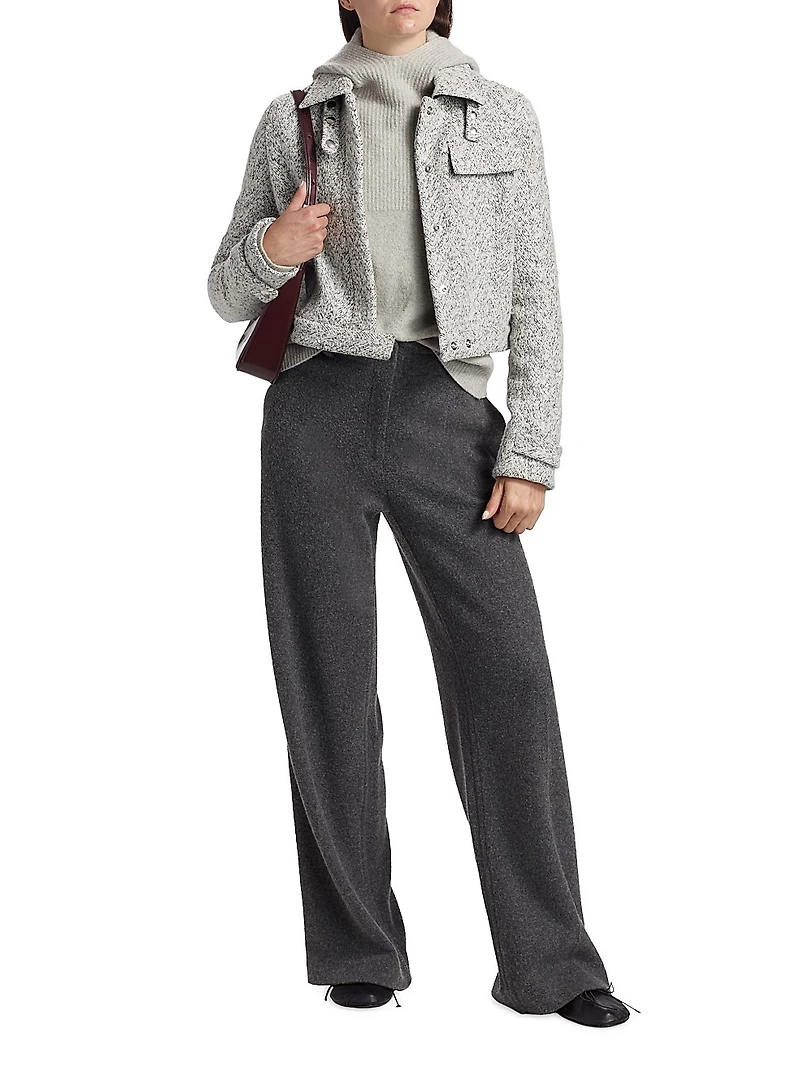 Rivers Cotton-Wool Jacquard Jacket