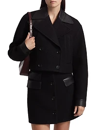 Reyes Boiled Wool Jersey Jacket