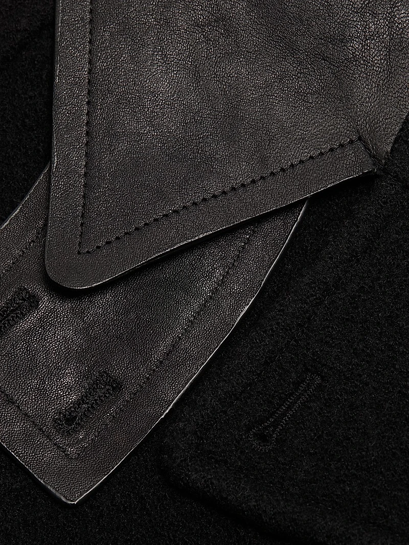 Reyes Boiled Wool Jersey Jacket