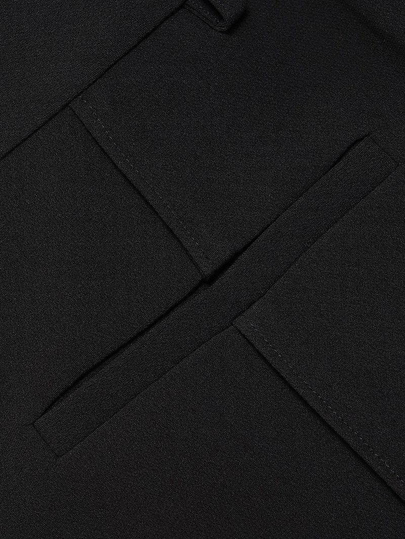 Weyes Crêpe Straight-Leg Pants