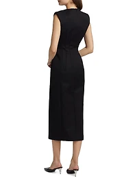 RHW Sculpted Midi-Dress