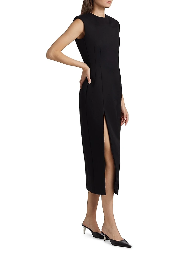 RHW Sculpted Midi-Dress