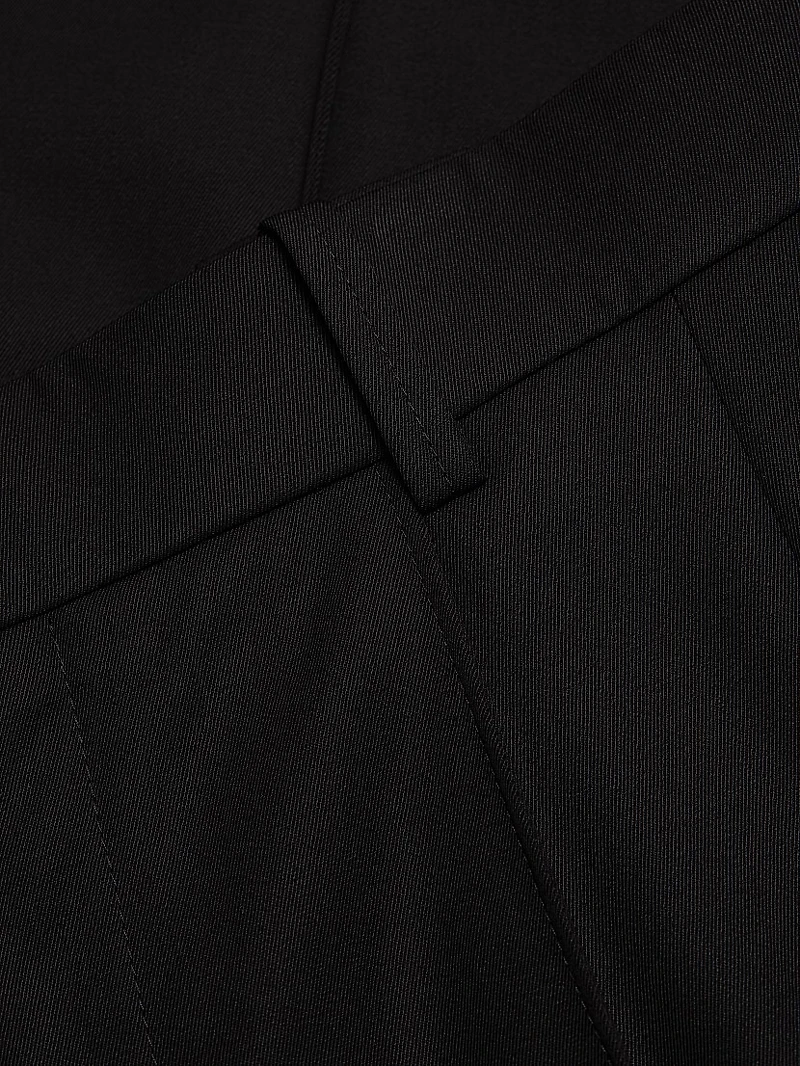 RHW Wool High-Rise Straight-Leg Pants