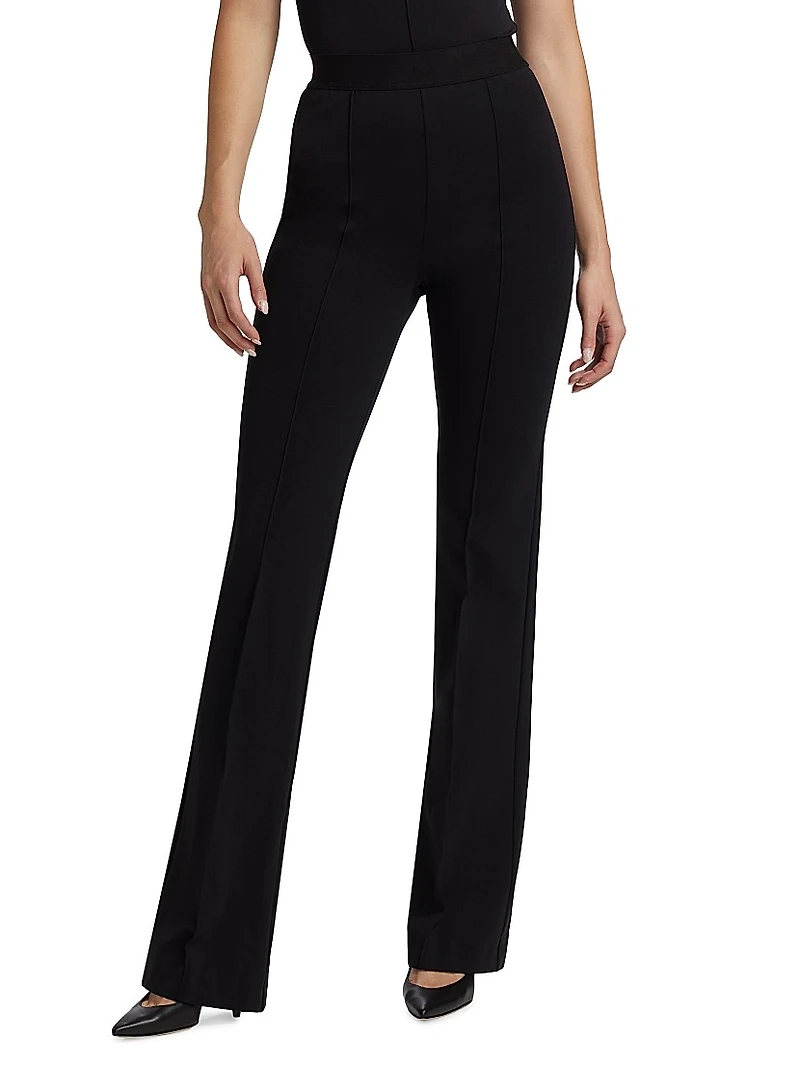 RHW Stretch High-Rise Straight-Leg Pants