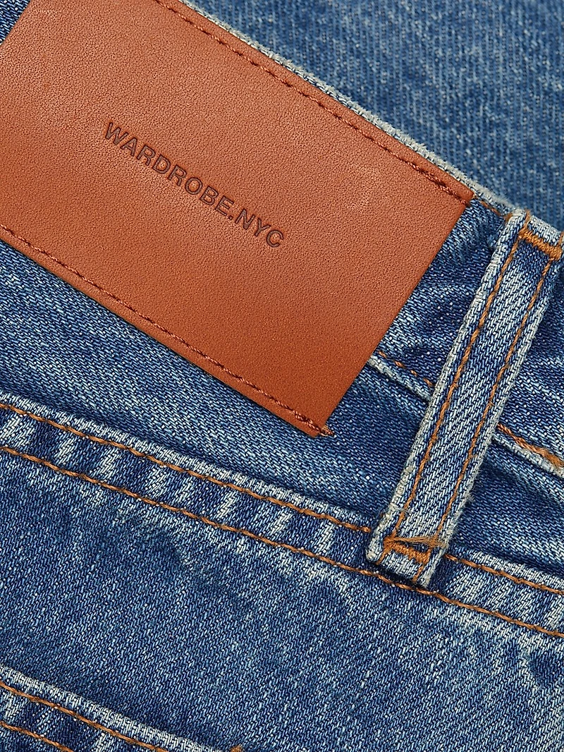 Denim Micro Miniskirt