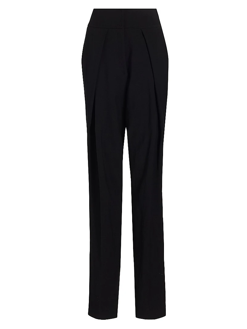 Dara Wool-Blend Trousers