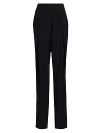 Dara Wool-Blend Trousers