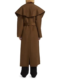 Ondine Stretch Wool Coat