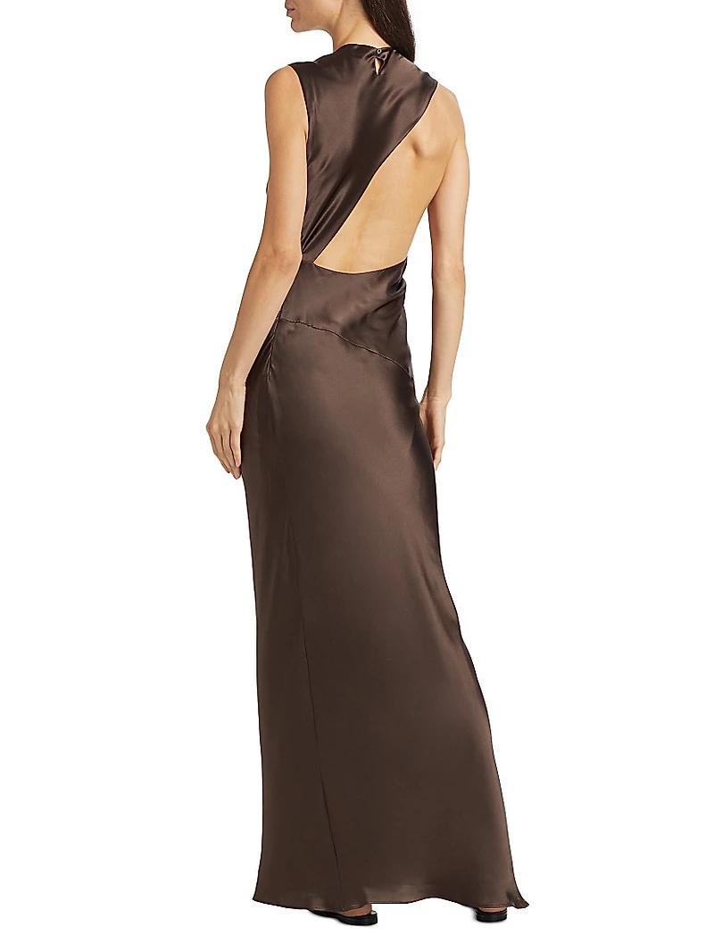 Anwen Silk Sleeveless Maxi Dress