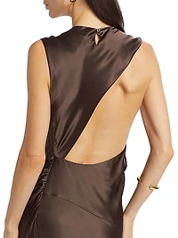 Anwen Silk Sleeveless Maxi Dress