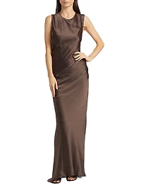 Anwen Silk Sleeveless Maxi Dress