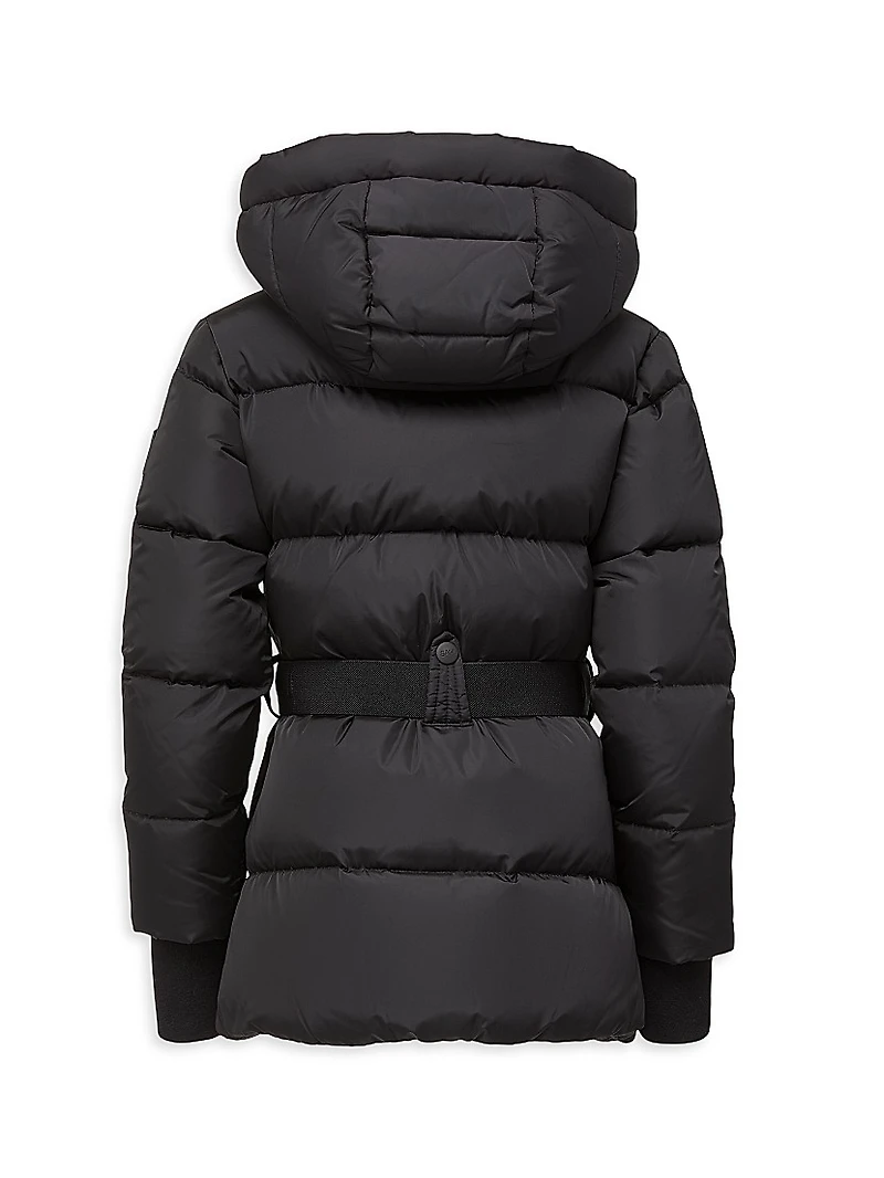 Little Girl's & Romy Faux Fur-Trimmed Puffer Jacket