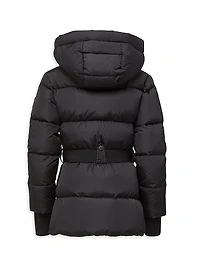 Little Girl's & Romy Faux Fur-Trimmed Puffer Jacket