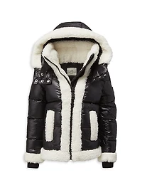 Little Girl's & Carmen Faux Fur-Trimmed Jacket