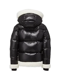 Little Girl's & Carmen Faux Fur-Trimmed Jacket