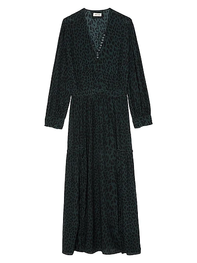 Rabella Leopard Maxi Dress