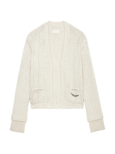 Travy Wool Knit Cardigan