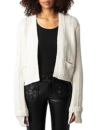 Travy Wool Knit Cardigan