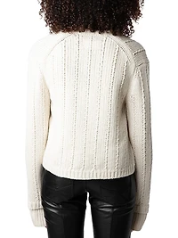 Travy Wool Knit Cardigan