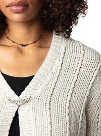 Travy Wool Knit Cardigan