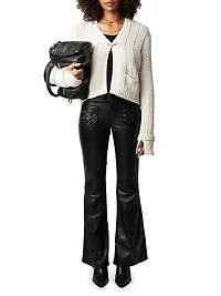 Travy Wool Knit Cardigan