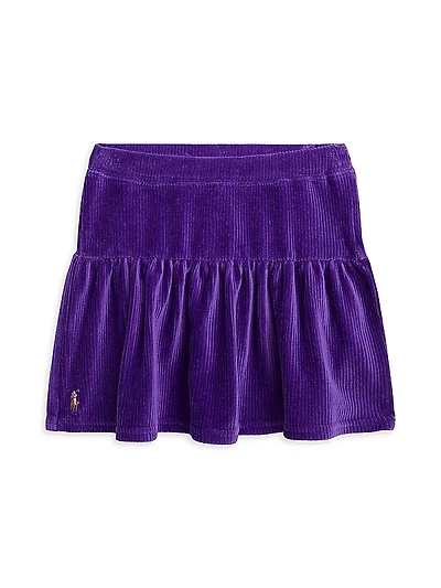 Little Girl's Tiered Corduroy Skirt
