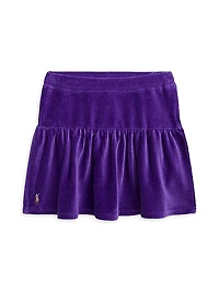 Little Girl's Tiered Corduroy Skirt