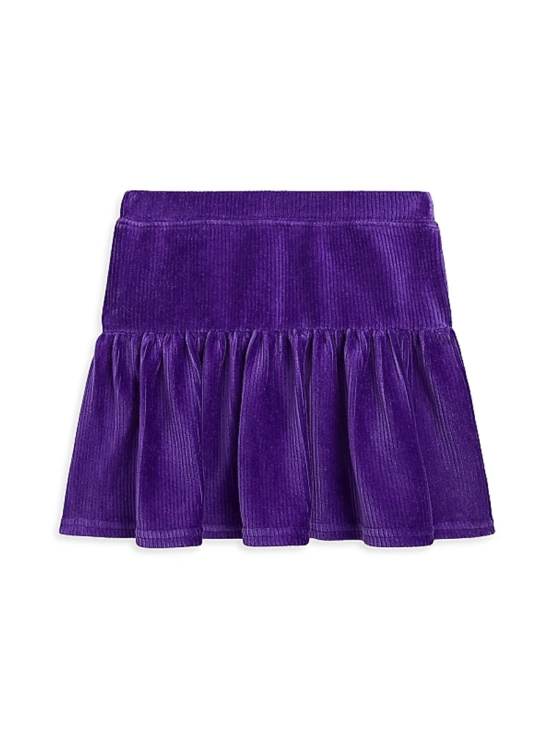 Little Girl's Tiered Corduroy Skirt