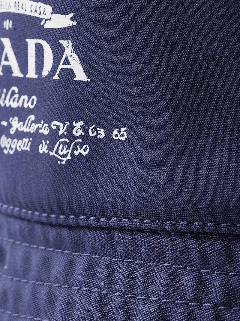 Reversible Technical Cotton Bucket Hat