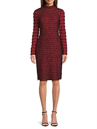Knit Sheath Midi-Dress